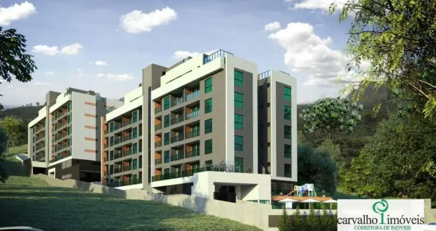 Apartamento com 2 dormitórios à venda, 63 m² por r$ 395.000,00 - várzea - teresópolis/rj