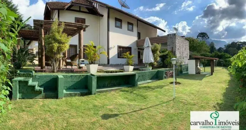 Casa com 4 dormitórios à venda, 410 m² por r$ 1.790.000,00 - parque do imbui - teresópolis/rj