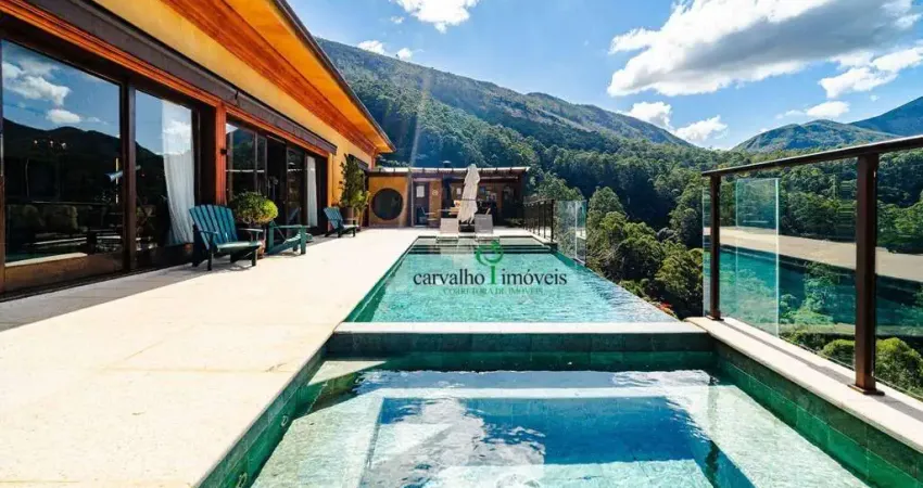 Casa com 5 dormitórios à venda, 380 m² por r$ 4.995.000,00 - itaipava - petrópolis/rj