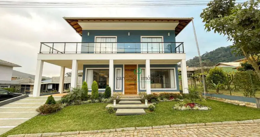 Casa com 4 dormitórios à venda, 400 m² por r$ 1.700.000,00 - vargem grande - teresópolis/rj