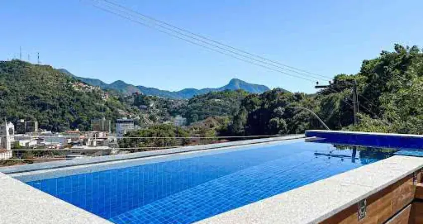 Casa com 4 dormitórios à venda, 451 m² por r$ 2.300.000,00 - várzea centro - teresópolis/rj