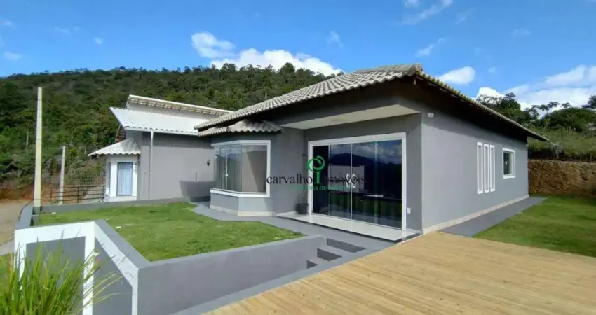 Casa com 3 dormitórios à venda, 100 m² por r$ 695.000,00 - albuquerque - teresópolis/rj