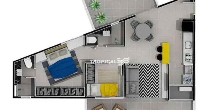 Apartamento com 2 dormitórios à venda, 92 m² por R$ 755.037,91 - Victor Konder - Blumenau/SC