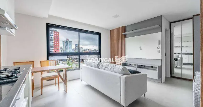 Apartamento com 1 dormitório para alugar, 33 m² por r$ 2.879,50/mês - velha - blumenau/sc