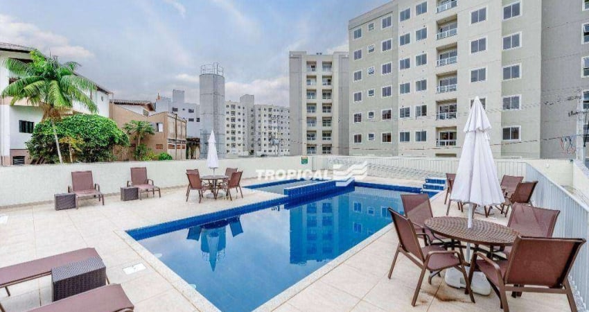 Apartamento com 2 dormitórios para alugar, 44 m² por R$ 1.860,00/mês - Água Verde - Blumenau/SC