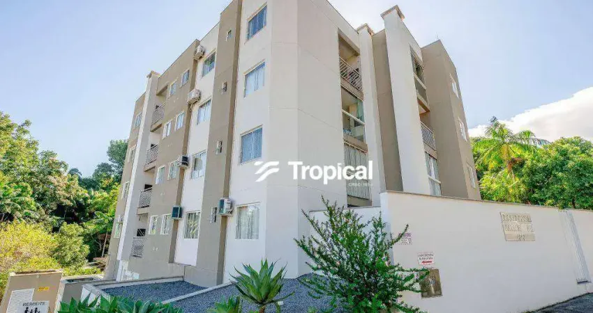 Apartamento com 2 dormitórios para alugar, 60 m² por R$ 2.501,00/mês - Velha - Blumenau/SC