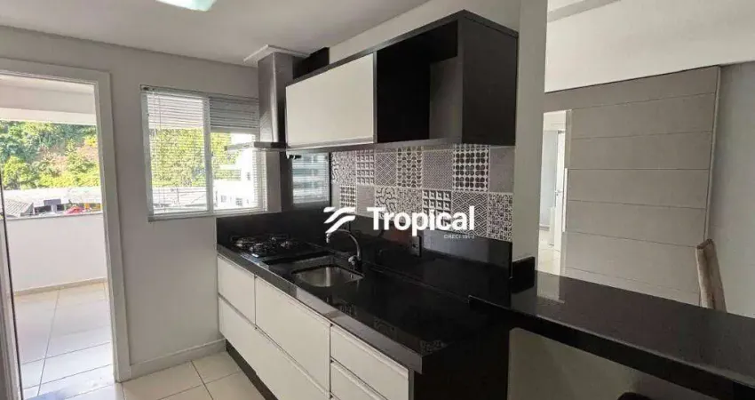 Apartamento com 2 dormitórios para alugar, 92 m² por R$ 3.280/mês - Ponta Aguda - Blumenau/SC
