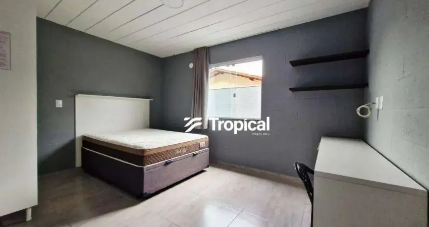 Apartamento com 1 dormitório para alugar, 28 m² por R$ 1.625,00/mês - Água Verde - Blumenau/SC