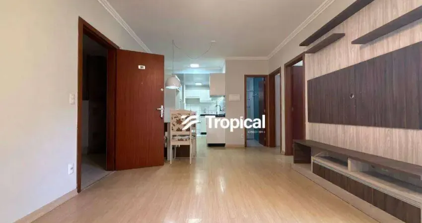 Apartamento com 2 dormitórios para alugar, 56 m² por R$ 2.539,90/mês - Ribeirão Fresco - Blumenau/SC