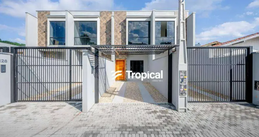 Sobrado com 2 dormitórios para alugar, 80 m² por r$ 2.500,00/mês - itoupava central - blumenau/sc