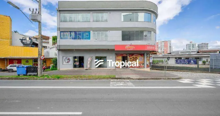 Sala para alugar, 120 m² por r$ 2.858,81/mês - centro - blumenau/sc