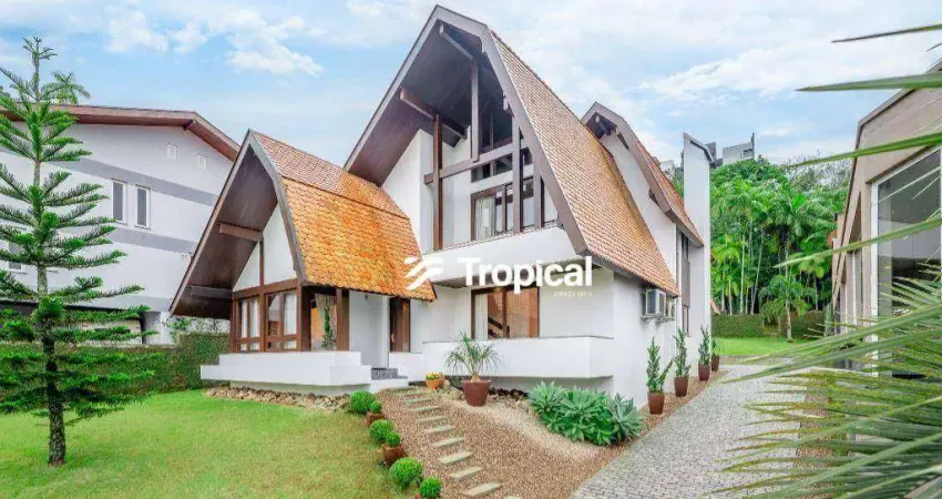 Casa com 3 dormitórios à venda, 315 m² por r$ 2.950.000,00 - das capitais - timbó/sc