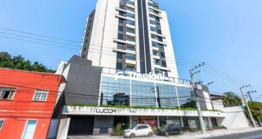 Apartamento com 2 dormitórios para alugar, 68 m² por r$ 4.191,24/mês - velha - blumenau/sc