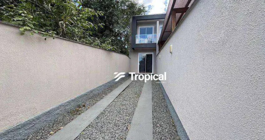 Sobrado com 2 dormitórios para alugar, 80 m² por r$ 2.100,00/mês - badenfurt - blumenau/sc