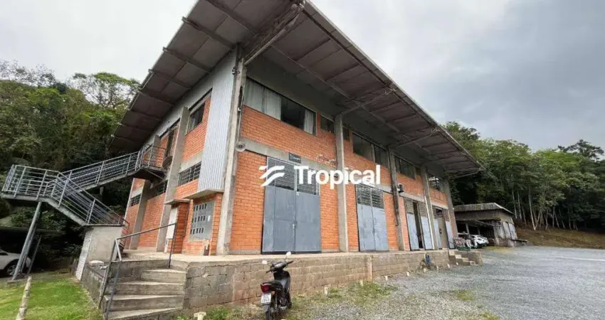 Galpão para alugar, 95 m² por r$ 2.500,00/mês - fortaleza - blumenau/sc