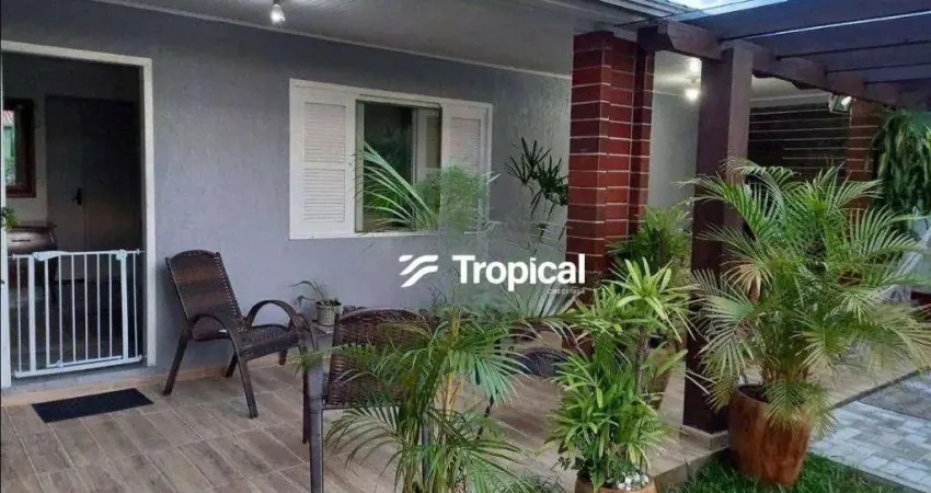 Casa com 3 dormitórios à venda, 180 m² por r$ 540.000,00 - itapuã - balneário gaivota/sc
