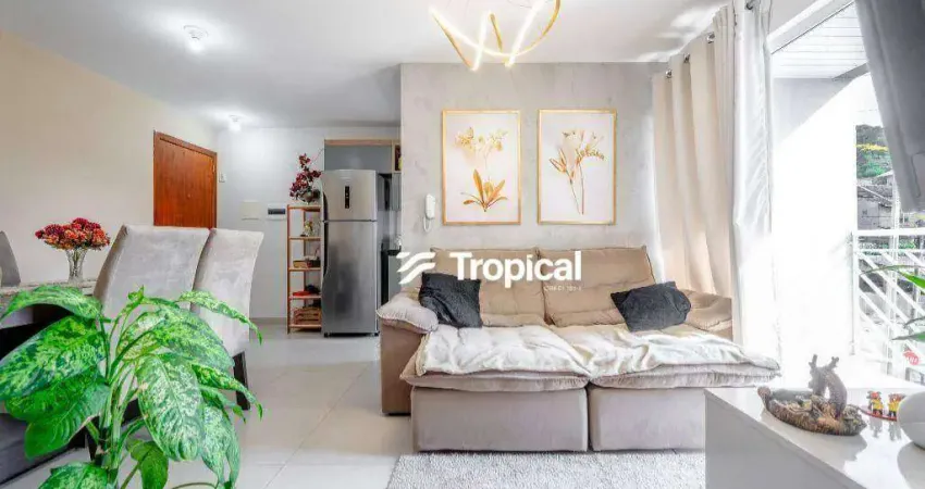 Apartamento com 2 dormitórios à venda, 57 m² por r$ 320.000,00 - velha - blumenau/sc