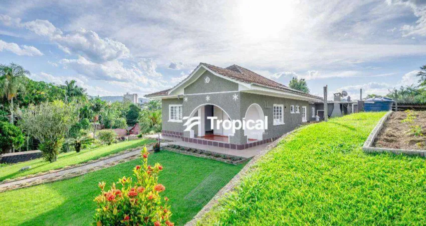 Casa com 4 dormitórios para alugar, 155 m² por r$ 5.622,00/mês - velha - blumenau/sc