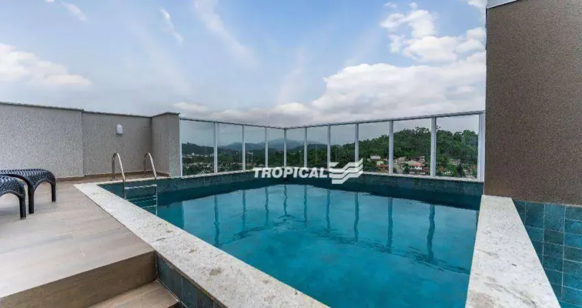 Apartamento com 2 dormitórios, 60 m² - venda por r$ 430.000,00 ou aluguel por r$ 2.750,00/mês - escola agrícola - blumenau/sc