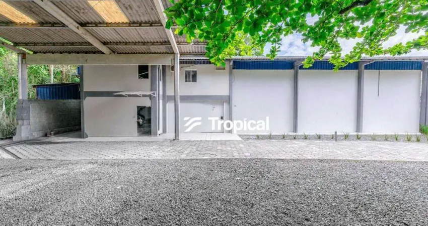 Galpão para alugar por r$ 10.255,00/mês - velha central - blumenau/sc