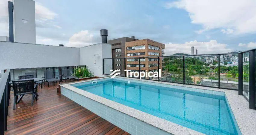 Apartamento com 1 dormitório à venda, 37 m² por r$ 390.000,00 - velha - blumenau/sc