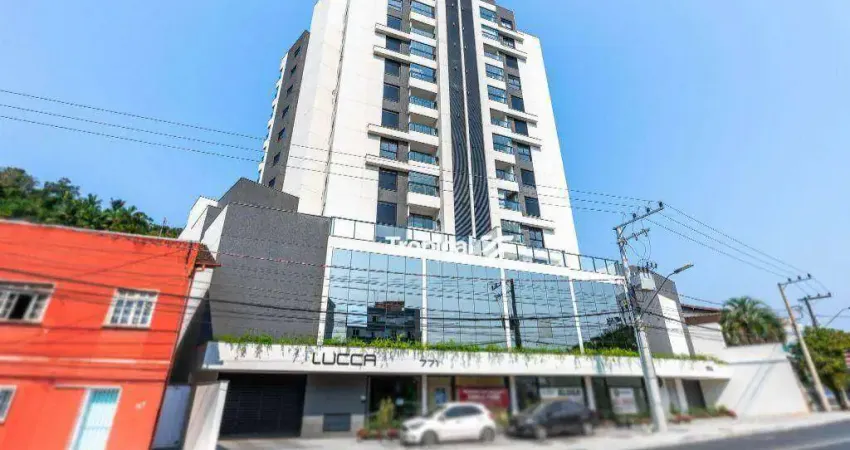 Apartamento com 2 dormitórios para alugar, 68 m² por r$ 4.126,00/mês - velha - blumenau/sc