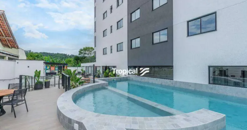 Apartamento com 2 dormitórios à venda, 83 m² por r$ 824.000,00 - vila nova - blumenau/sc