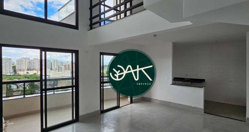 Apartamento Duplex com 1 dormitório para alugar, 94 m² por R$ 4.790,00/mês - Jardim Aquarius - São José dos Campos/SP