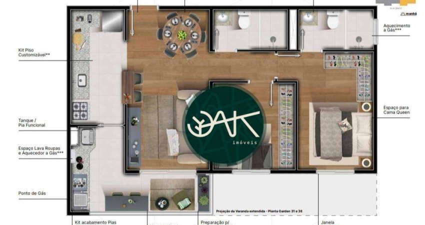 Apartamento com 2 dormitórios à venda, 64 m² por R$ 460.000,00 - Parque Industrial - São José dos Campos/SP