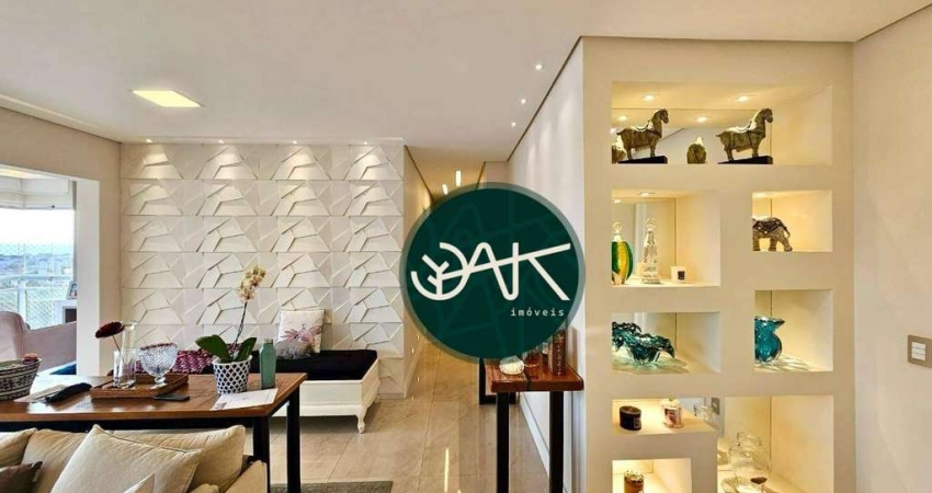 Apartamento com 3 dormitórios, 152 m² - venda por R$ 1.800.000,00 ou aluguel por R$ 9.200,00/mês - Condomínio Royal Park - São José dos Campos/SP