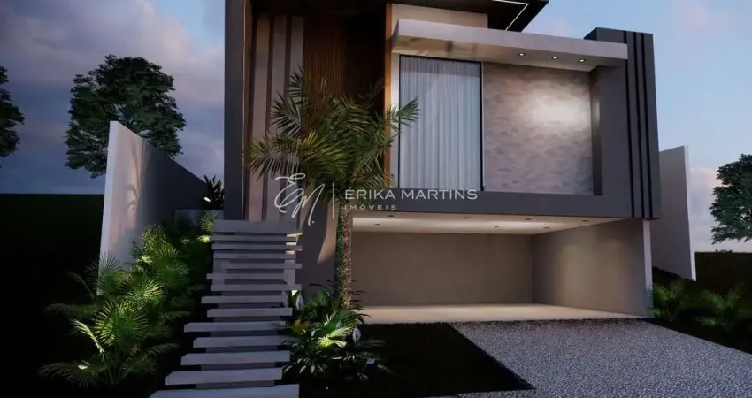 Condomínio alphaville vespasiano - casa linear de alto padrão com 4 suítes no alphaville vespasiano