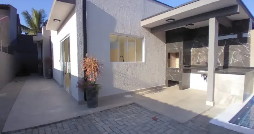LINDA CASA NOVA Á VENDA NO JD GRANDESP - ITANHAÉM - APENAS R$ 399.000,00 - ACEITA FINANCIAMENTO BANCARIO