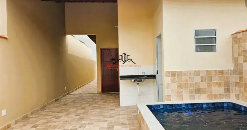 Casa nova no campos eliseos - itanhaém á venda - r$ 350 mil - aceita financiamento bancario