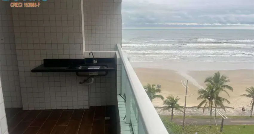 Apartamento 2 dormitorios 1 suíte sacada com vista mar definitiva, pronto para morar alto padrao lazer completo