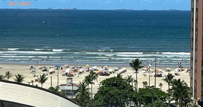 560mil- andar alto apartamento com vista mar 200m da praia da aviação churrasqueira a carvão elevador e piscina