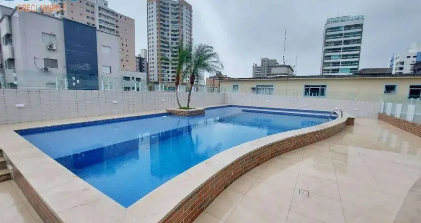 635mil a vista - apartamento andar alto canto do forte lazer completo 2 quartos um suite sacada vista parcial mar praia do canto do forte