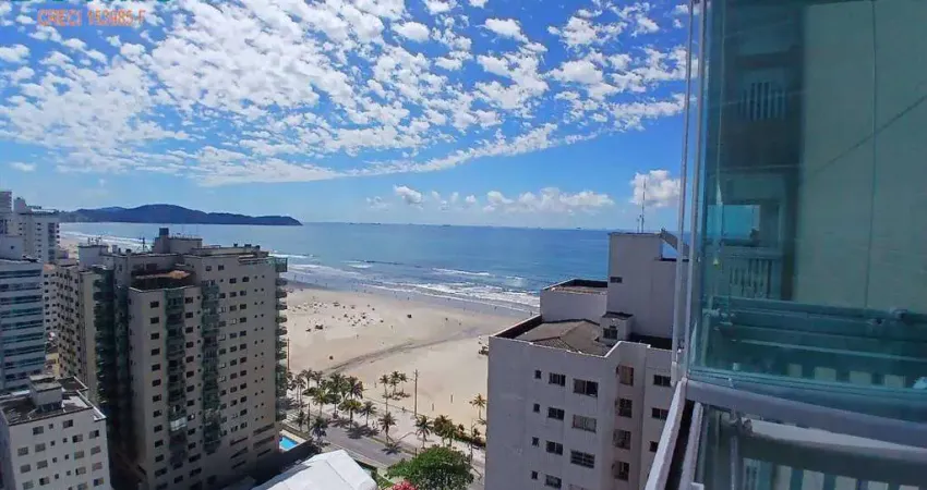 980mil a vista - apartamento andar alto vista mar - 2 suites 2 vagas 91m area útil apartamento pé na areia lazer de clube