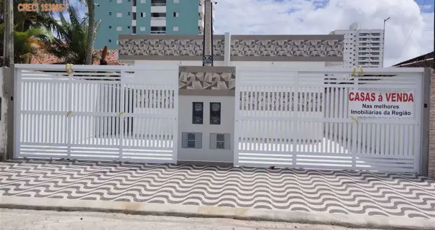LINDA CASA NOVINHA, FINO ACABAMENTO NA QUADRA DA PRAIA, 2 DORMS. ACEITA FINANCIAMENTO BANCÁRIO, MINHA CASA MINHA VIDA