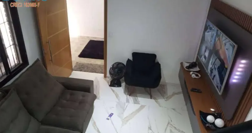 730 mil - sobrado - 3 suítes, quintal gourmet, à 300 metros da praia guilhermina . Porteira fechada!!