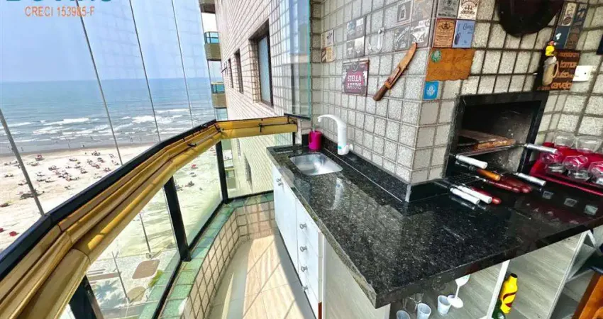 680mil - Apartamento 114m area util tem rebaixamento em gesso na sala e planejados na cozinha e demais ambientes, 50m da praia da aviação, Mobiliado. vista mar.