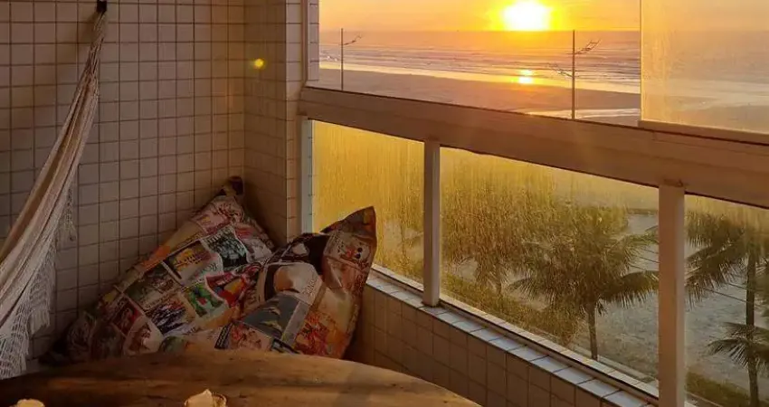 660MIL - Frente mar - Apartamento 2 dormitórios um suite sacada gourmet lazer completo