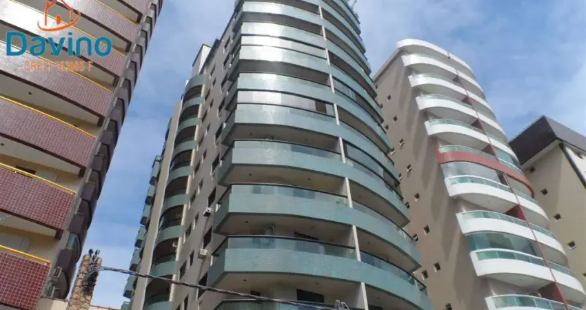 475mil - Apartamento com sacada vista mar gourmet churrasqueira a carvão - 2 quartos 1 suite lazer completo 100m da Praia da Vila Guilhermina