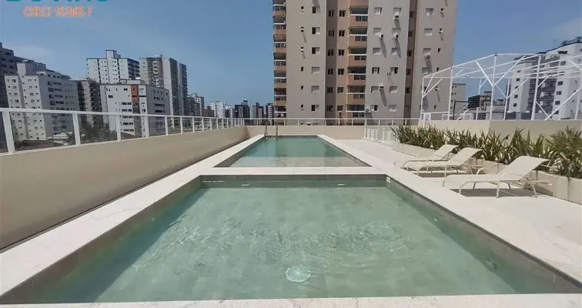 Apartamento próximo ao mar da vila tupi sacada com churrasqueira a carvão alto padrão lazer completo