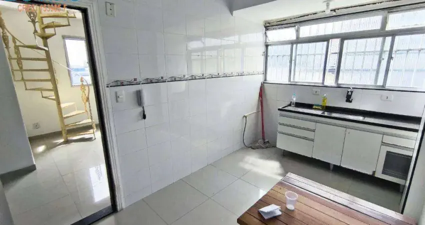 280MIL APARTAMENTO DUPLEX COM ESPAÇO GOURMET, NO BOQUEIRÃO DE PRAIA GRANDE
