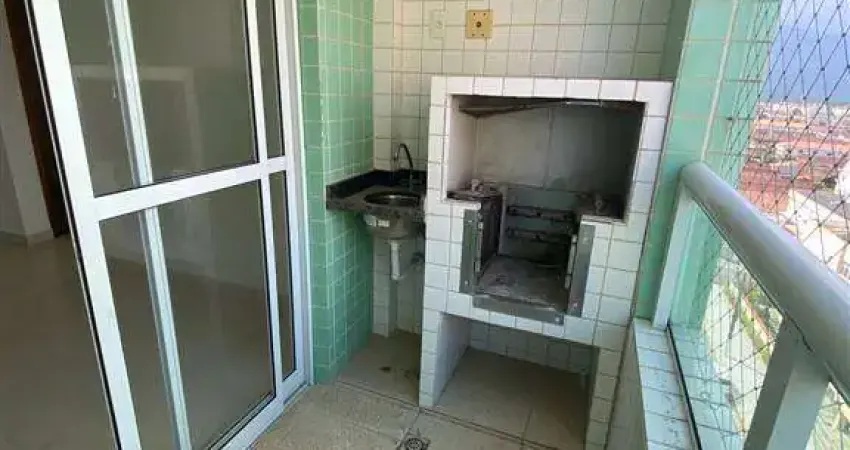 Apartamento em predio frente praia, com vista mar, 2 quartos 1 suíte, sacada com churrasqueira, piscina, elevador