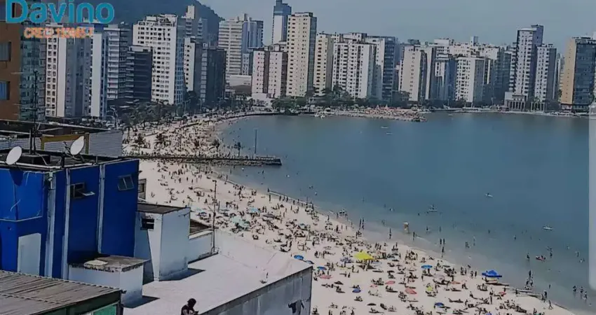 169.900 - linda kitnet mobiliada - frente mar Praia do Gonzaguinha, São Vicente.