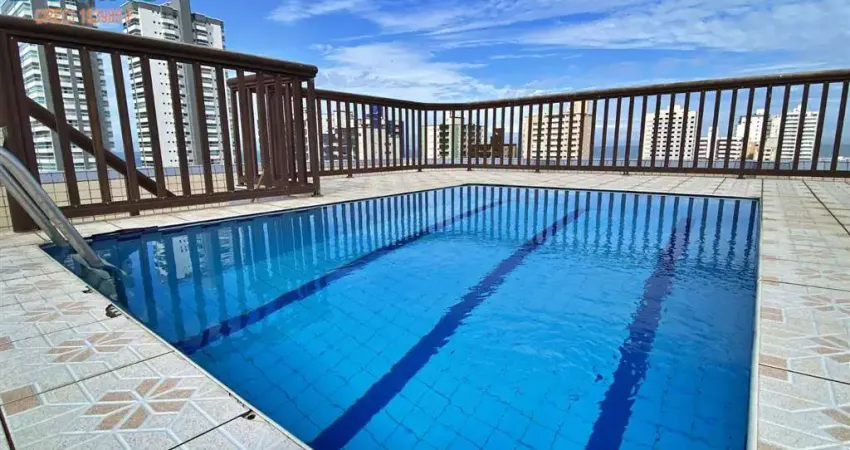 330 mil - Apartamento 1 quarto suíte, sacada com vista mar!