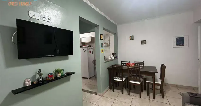 Apartamento térreo semi-mobiliado – 1 dormitório próximo à praia com vaga de garagem!