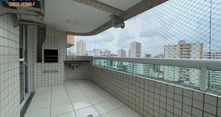 R$ 500.000,00 á vista ou através de financiamento bancário. (100mil de entrada saldo 400mil, sujeito a analise de crédito). apartamento há 250 metros da praia da aviação - lazer completo.