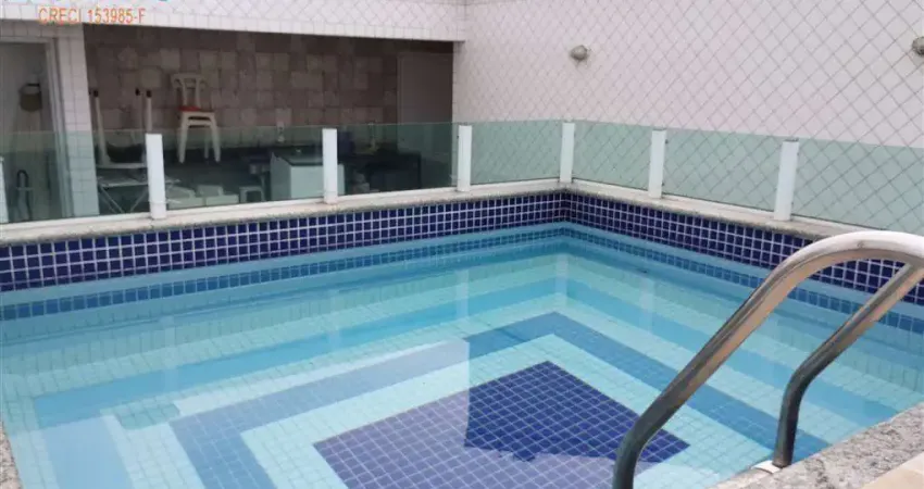 Cobertura frente mar, vista panorâmica com piscina privativa